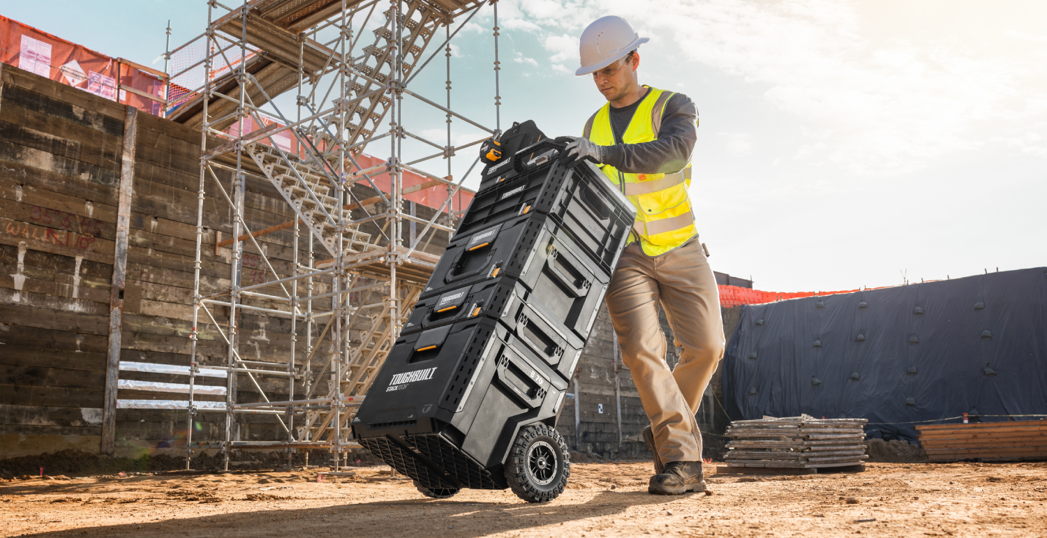 Klicka för att se sortiment StackTech från ToughBuilt | Beijer Byggmaterial