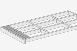 Nedsänkt bjälklag - Bygga Altan