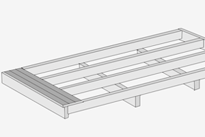 Kryssbjälklag - Bygga Altan