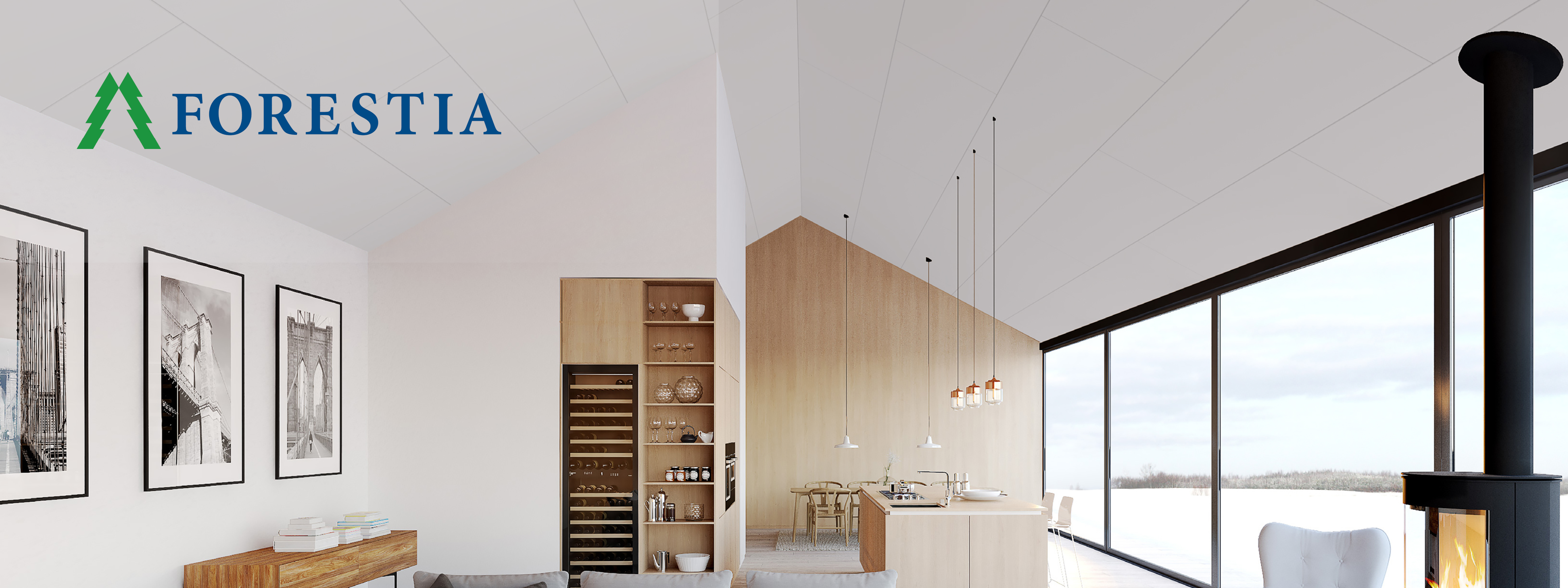 Varumärket Forestia - Producenter av spånskivor och interiörpanel.