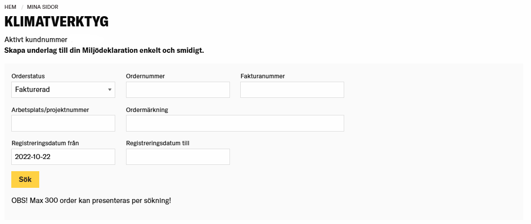 Uppdateringar webben