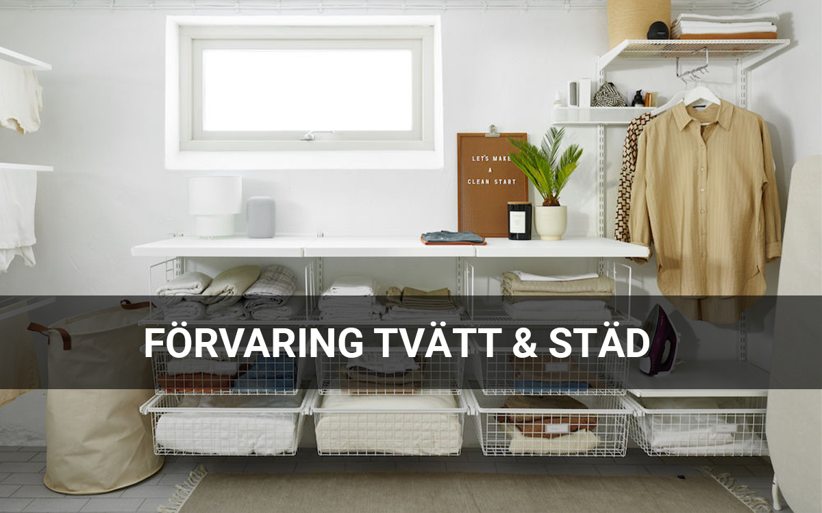 Förvaring tvätt & städ - Allt om förvaring