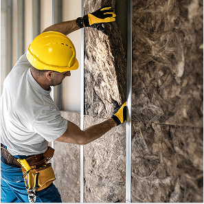 Produktbild Knauf Glasullsisolering | Beijer Byggmaterial