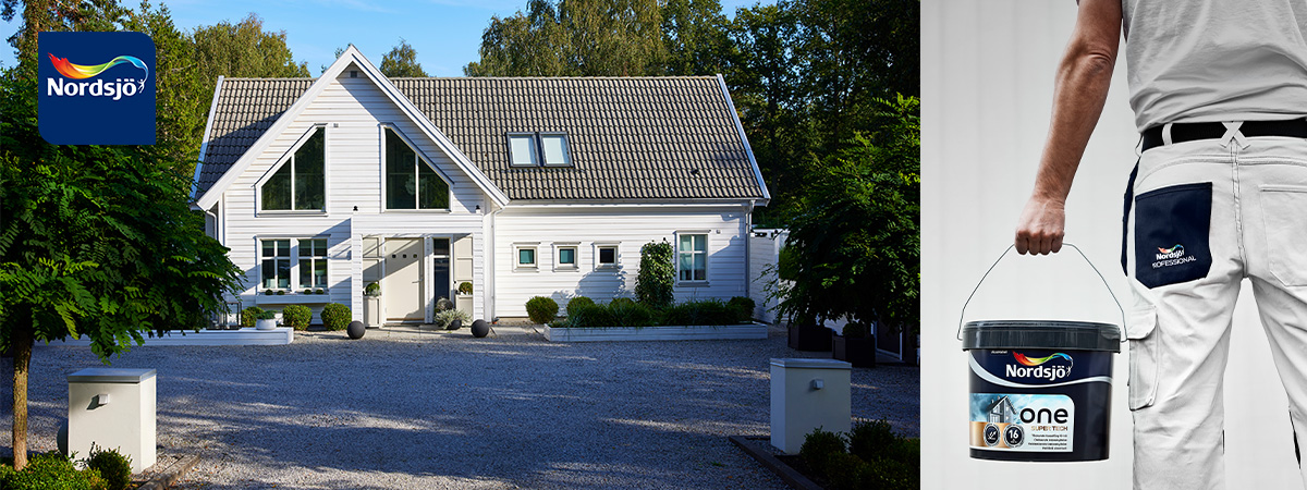 Varumärkeslyftande bild från Nordsjö: Leverantörer av färg och kemi.