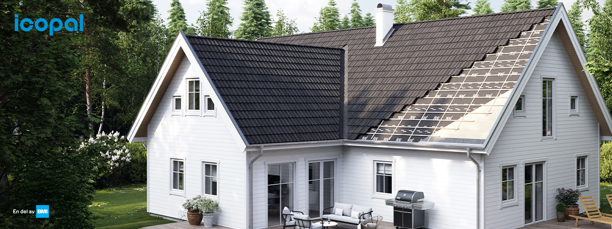 Varumärkeslyftande bild från BMI Icopal: Leverantörer av tak och tätskikt.