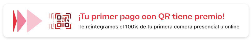 ¡Tu primer pago con QR tiene premio!