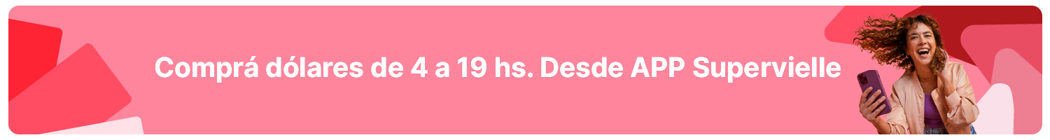 Comprá dólares en App Supervielle
